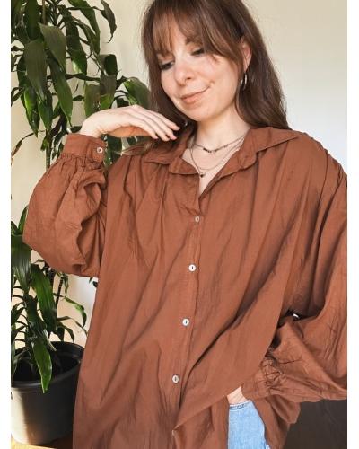 Chemise oversize en coton