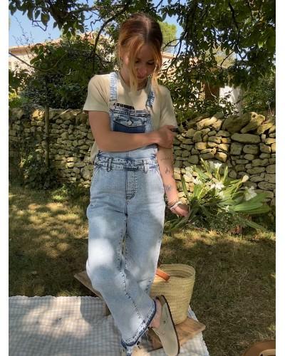 Salopette en jeans loose LUCETTE - Loupiote